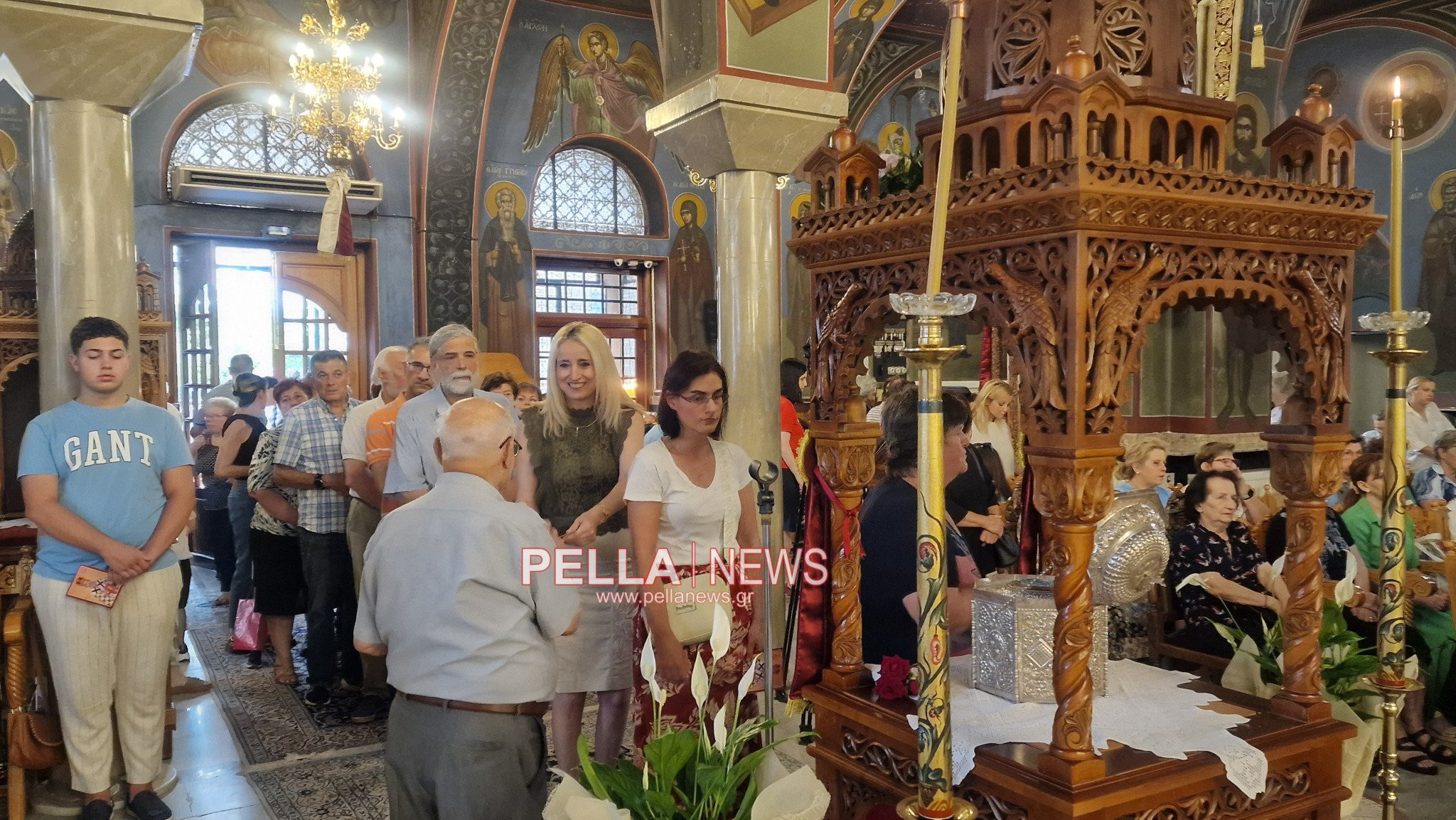 Με λαμπρότητα ο πανηγυρικός Εσπερινός του Αγίου Καλλινίκου στην Έδεσσα