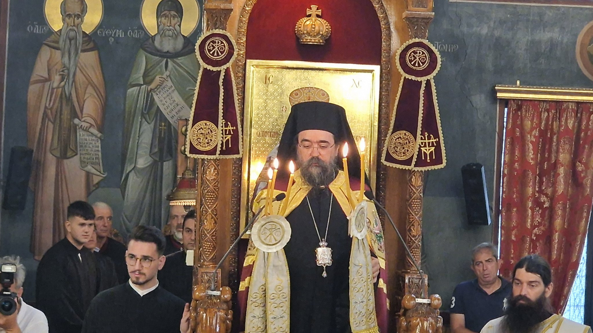 Με λαμπρότητα ο πανηγυρικός Εσπερινός του Αγίου Καλλινίκου στην Έδεσσα