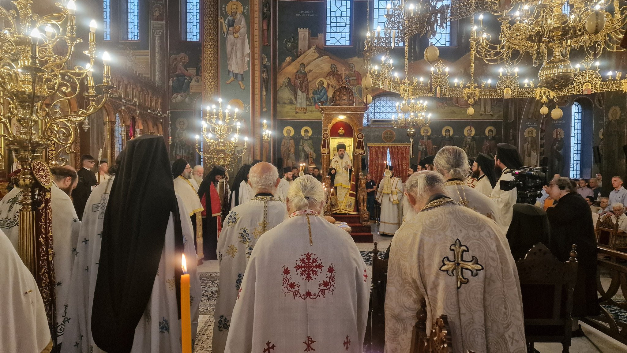 Με λαμπρότητα ο πανηγυρικός Εσπερινός του Αγίου Καλλινίκου στην Έδεσσα