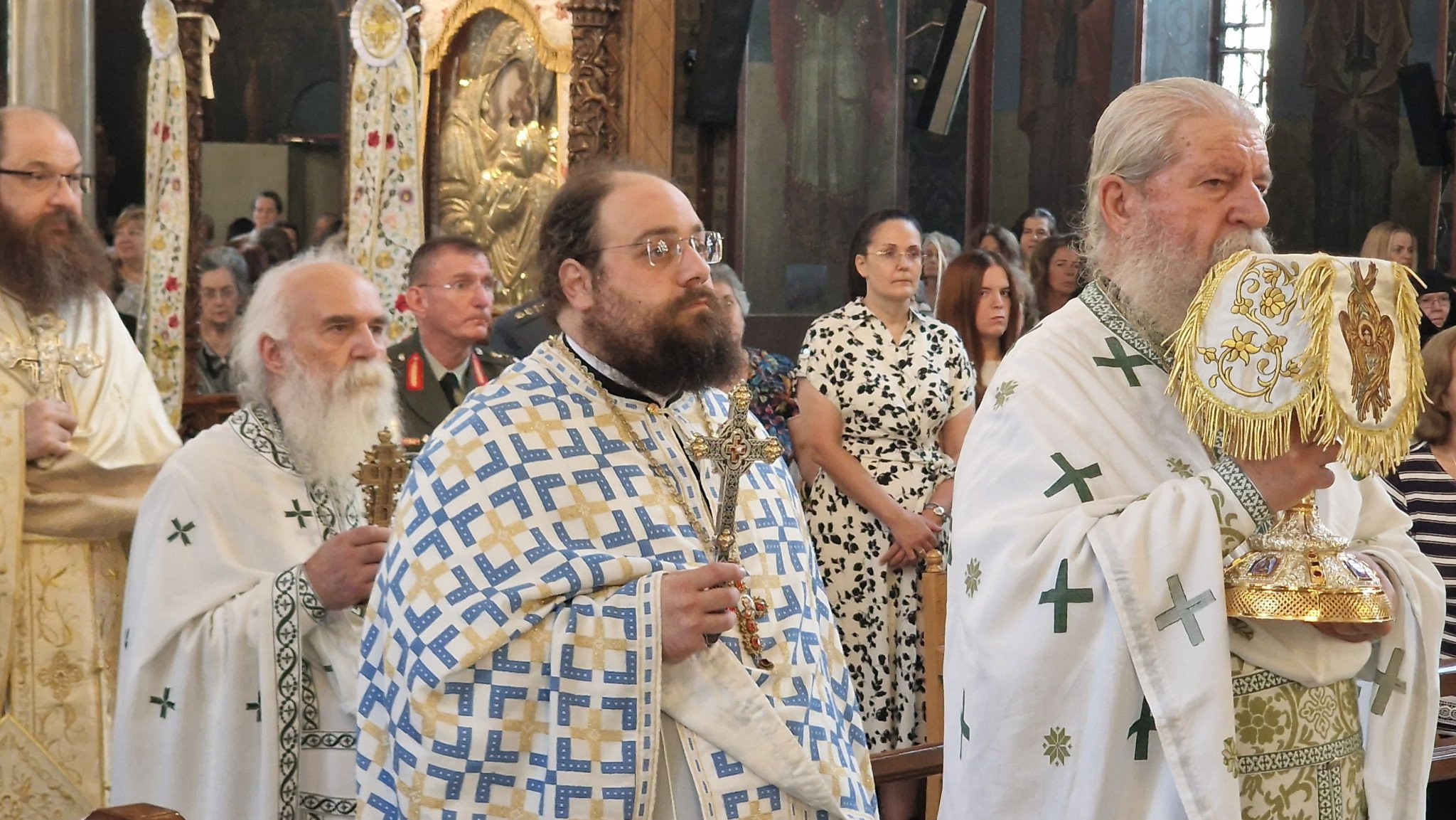 Πολυαρχιερατική Θεία Λειτουργία στον Καθεδρικό Ι. Ναό Αγίας Σκέπης Έδεσσας για τον εορτασμό του Αγίου Καλλινίκου