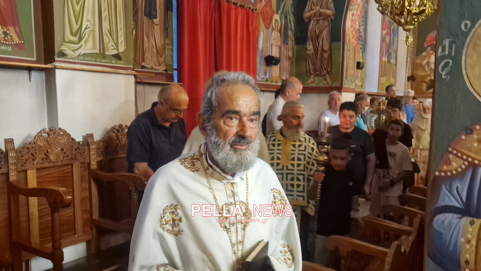 Πανηγυρικός Εσπερινός στη Φούστανη Αλμωπίας για την Απόδοση της Κοιμήσεως της Θεοτόκου