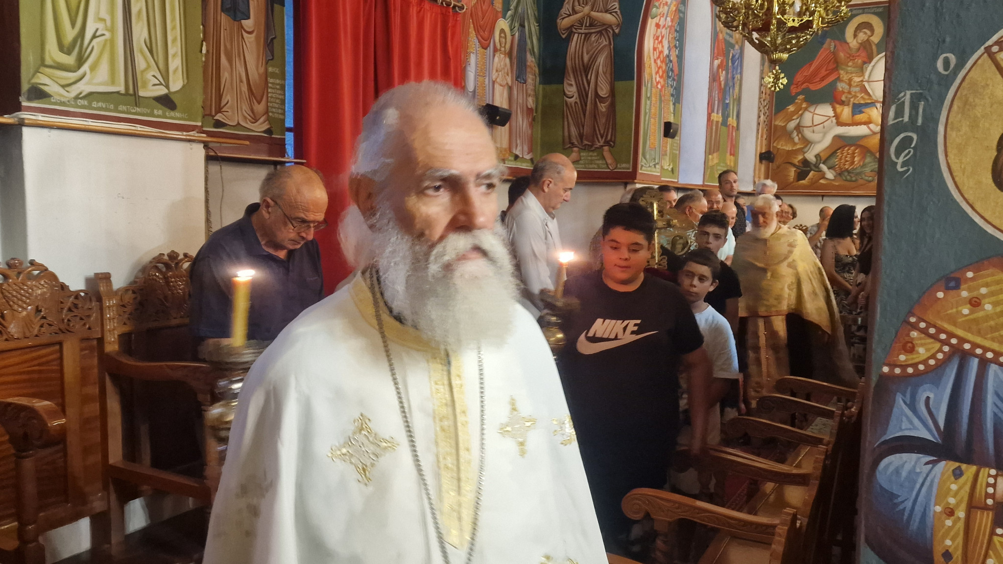 Πανηγυρικός Εσπερινός στη Φούστανη Αλμωπίας για την Απόδοση της Κοιμήσεως της Θεοτόκου