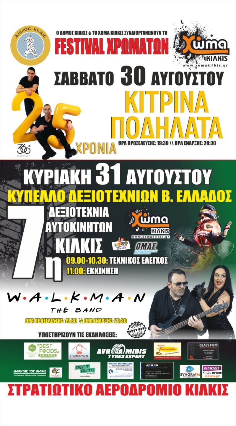 Φεστιβάλ Χρωμάτων από τον Δήμο Κιλκίς και το ΧΩ.Μ.Α. στο Στρατιωτικό Αεροδρόμιο Κιλκίς