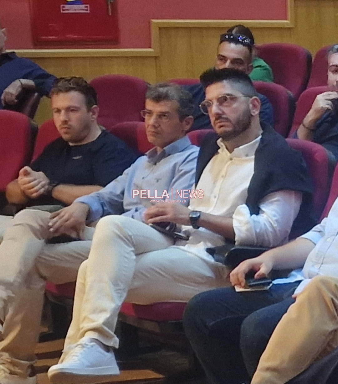 Ο Παύλος Γερουλάνος στην Αριδαία