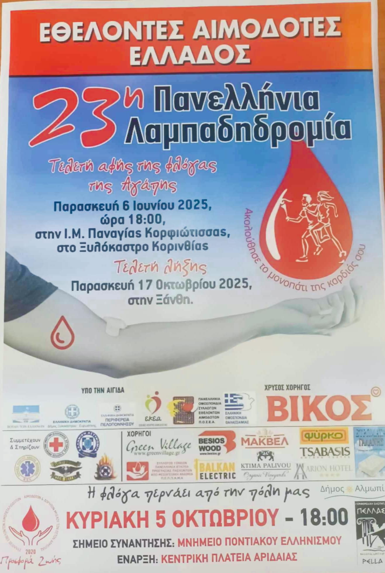 Αιμοδοσία απο την Προσφορά Ζωής