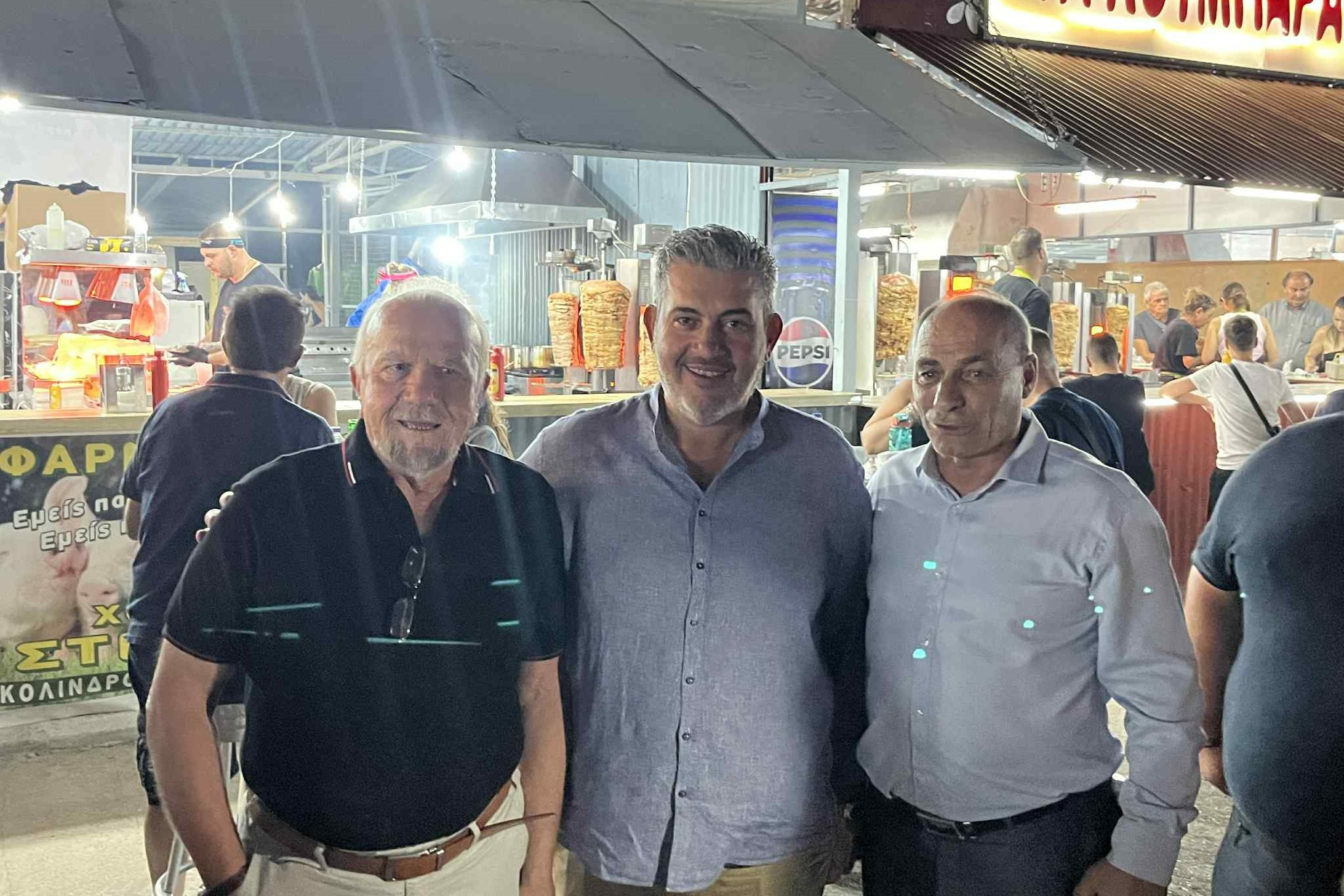 Επίσκεψη του Προέδρου του Επιμελητηρίου Πιερίας στην 99η Εμποροπανήγυρη Αιγινίου