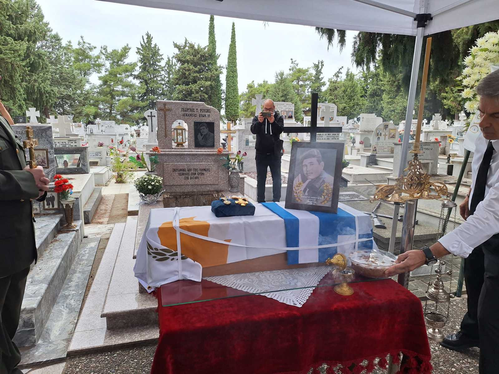 Δήμος Πέλλας/Δεληγιαννίδης και Παροτσίδης στην τελετή για τον ήρωα Γ. Ρούσση