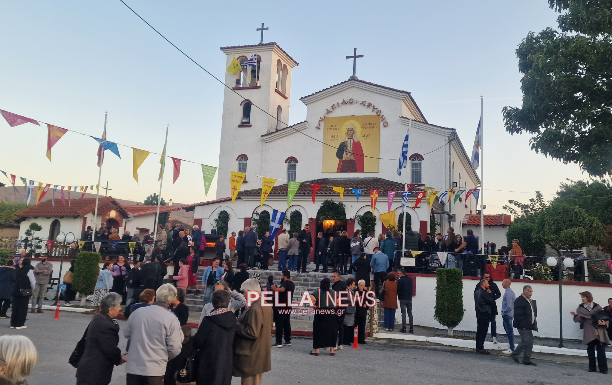 Γιορτάζει η Αγία Χρυσή Αλμωπίας – Πλήθος πιστών στον Πανηγυρικό Εσπερινό