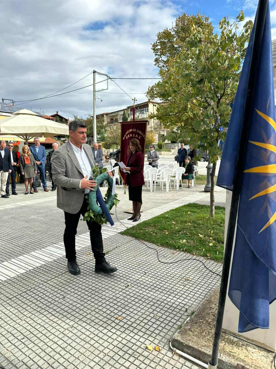 Ο Δήμαρχος Στάθης Φουντουκίδης τίμησε την Ημέρα Μακεδονικού Αγώνα στην Πέλλα