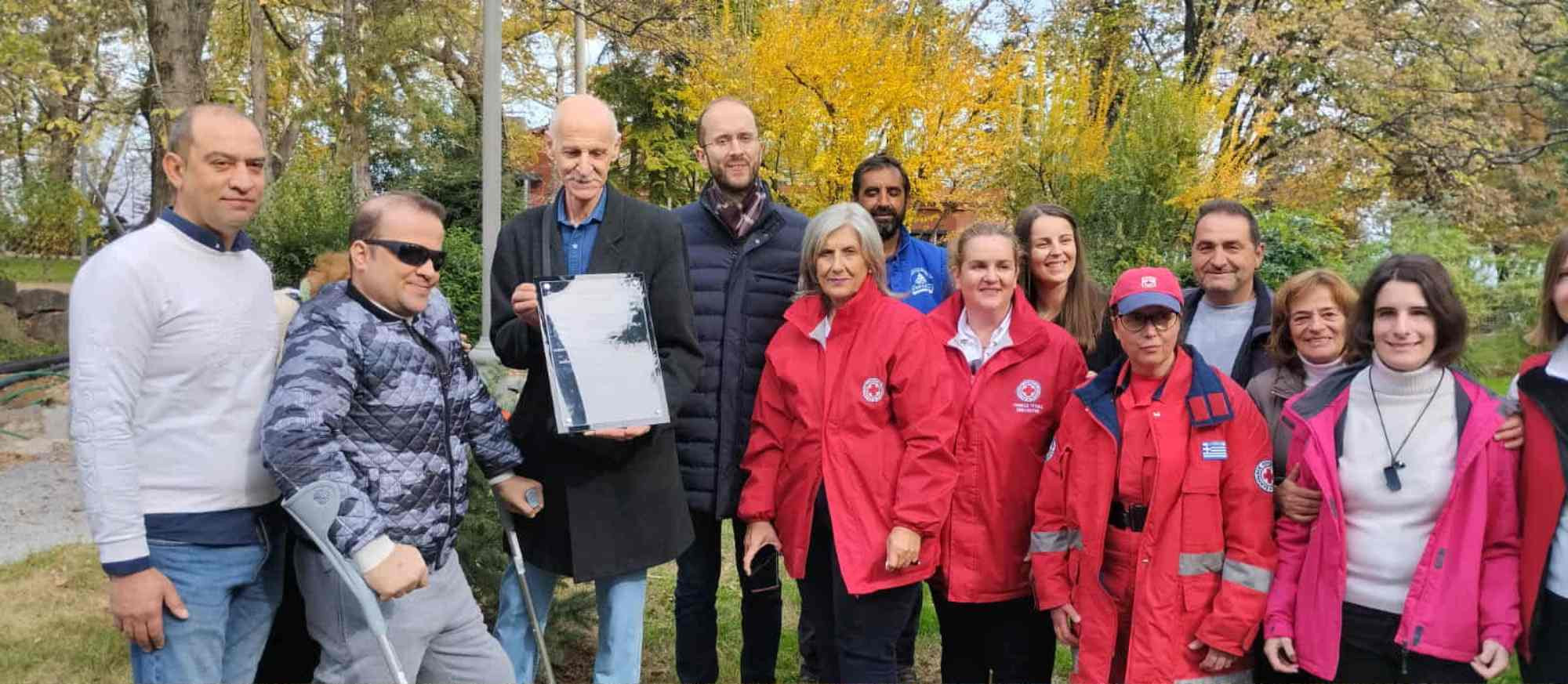 Συμβολική δενδροφύτευση στο Δημοτικό Πάρκο Νάουσας με αφορμή την Παγκόσμια Ημέρα Δωρεάς Οργάνων