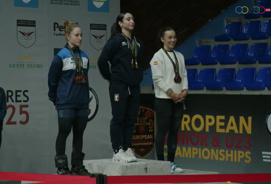 Τρία μετάλλια και 3 ρεκόρ Ευρώπης από τη Μαρία Στρατουδάκη στο Ευρωπαϊκό Αρσης Βαρών Τρία μετάλλια και 3 ρεκόρ Ευρώπης από τη Μαρία Στρατουδάκη στο Ευρωπαϊκό Αρσης Βαρών