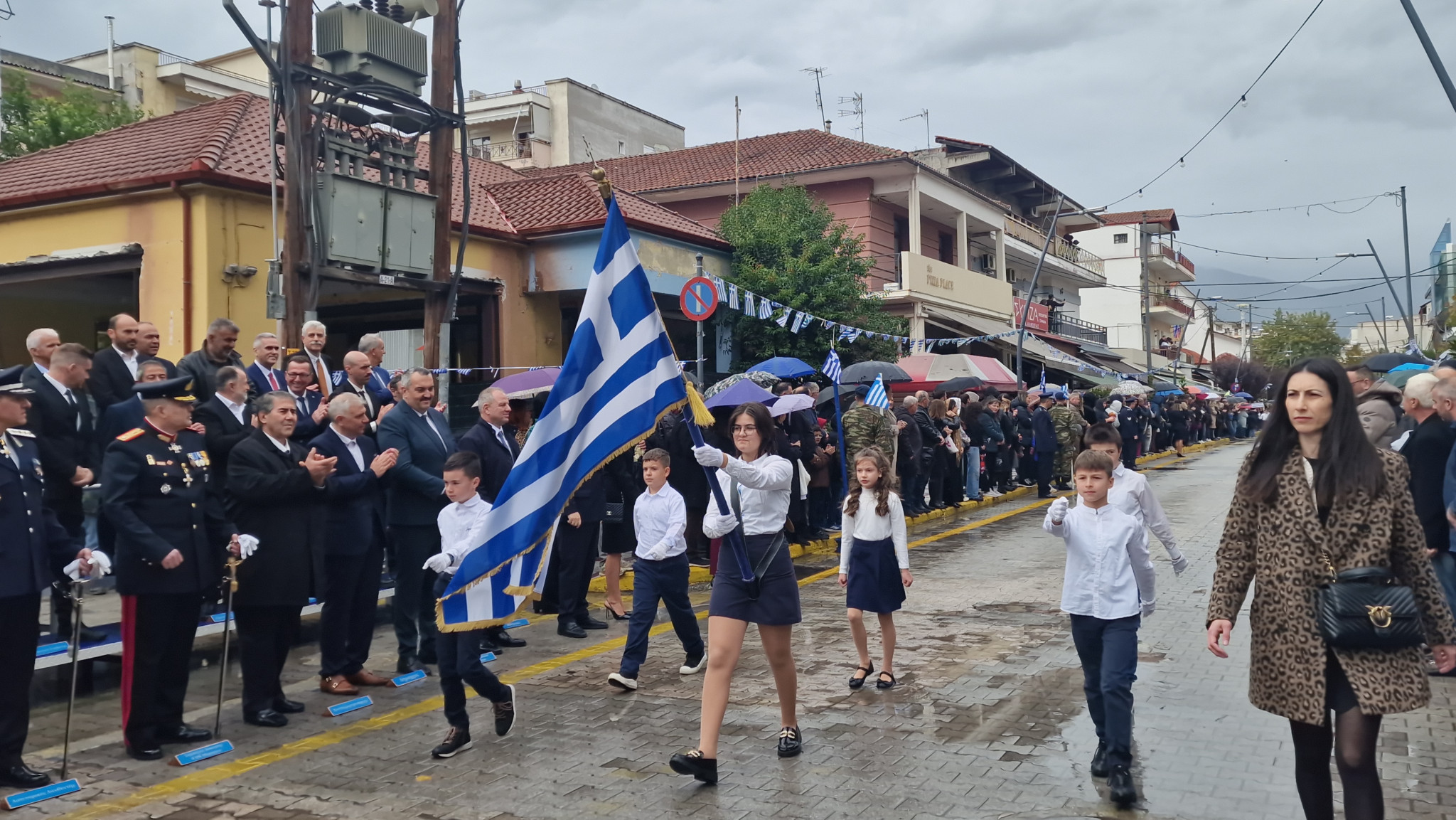 Αριδαία: Η βροχή δεν σταμάτησε την παρέλαση (φωτο και βίντεο)