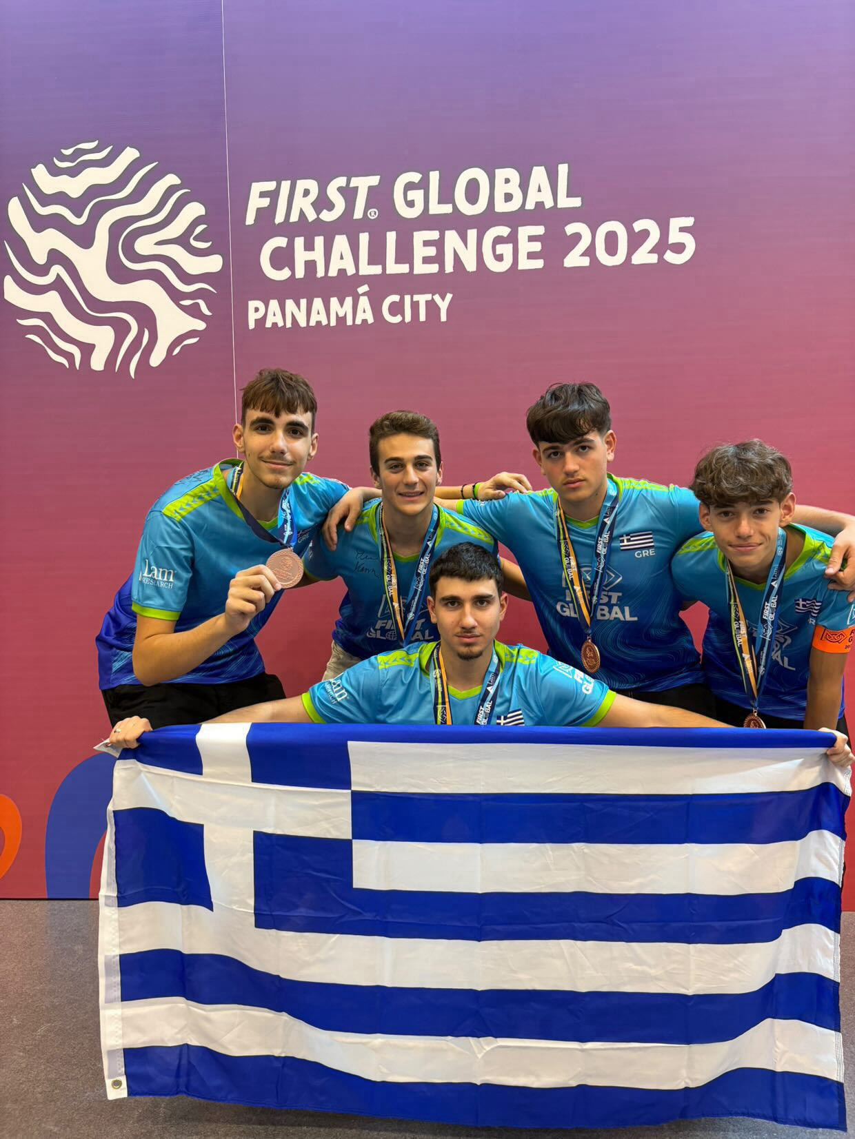 Χάλκινο Μετάλλιο της Εθνικής Ομάδας Ρομποτικής στην Ολυμπιάδα FIRST Global Challenge 2025 στον Παναμά
