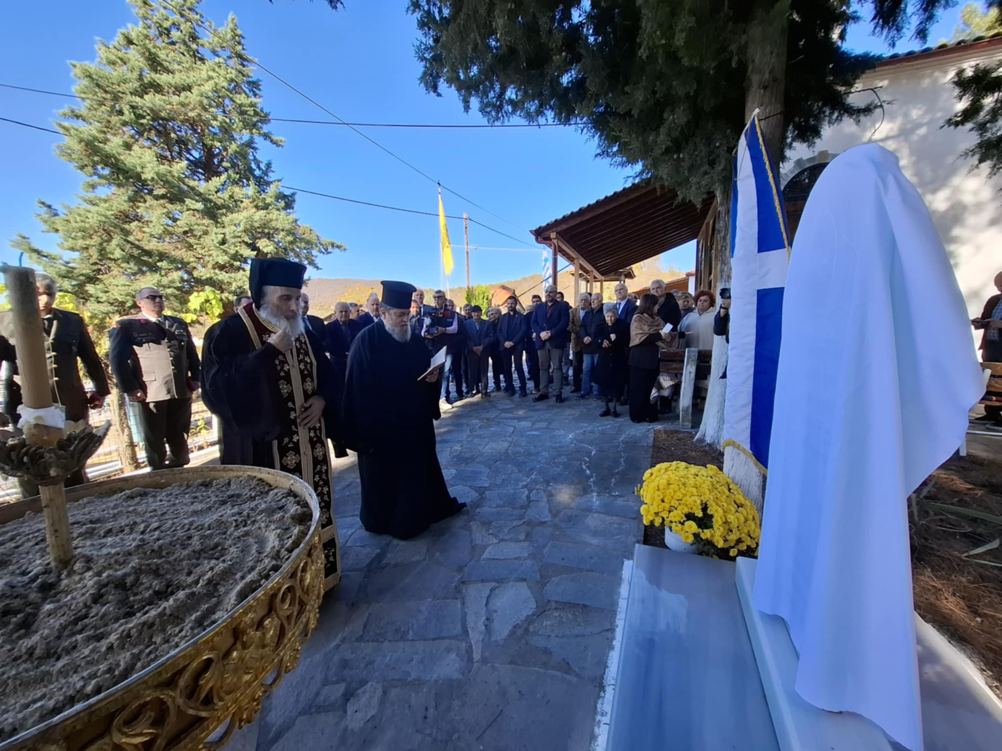 Δήμος Κιλκίς- Σε κλίμα συγκίνησης τα αποκαλυπτήρια της αναθηματικής στήλης του λοχαγού Δημητρίου Ξυλωμένου στον Άγιο Μάρκο