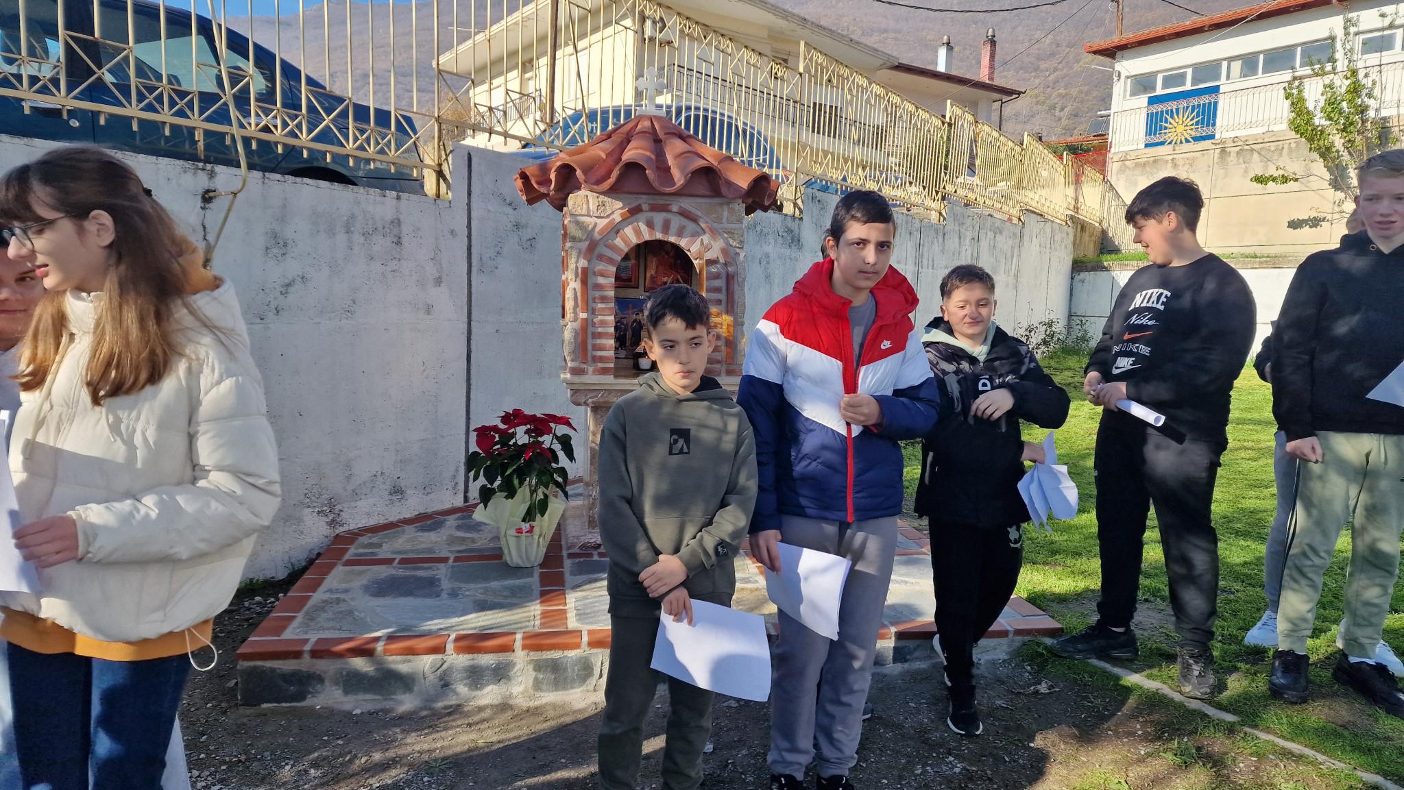 Λαμπρός Αγιασμός στο νέο Παρεκκλήσι του Αγίου Κοσμά του Αιτωλού στο Γυμνάσιο Προμάχων