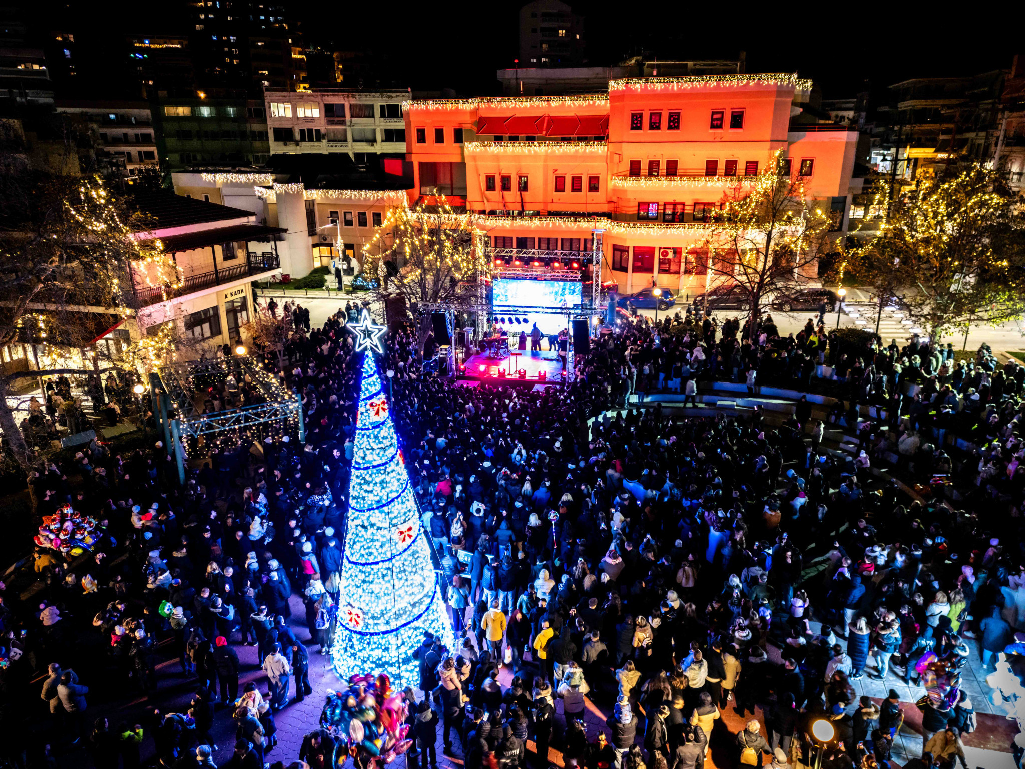 Λάμψη, χαρά και μουσικές στην έναρξη των Χριστουγεννιάτικων εκδηλώσεων  ﻿του Δήμου Κιλκίς