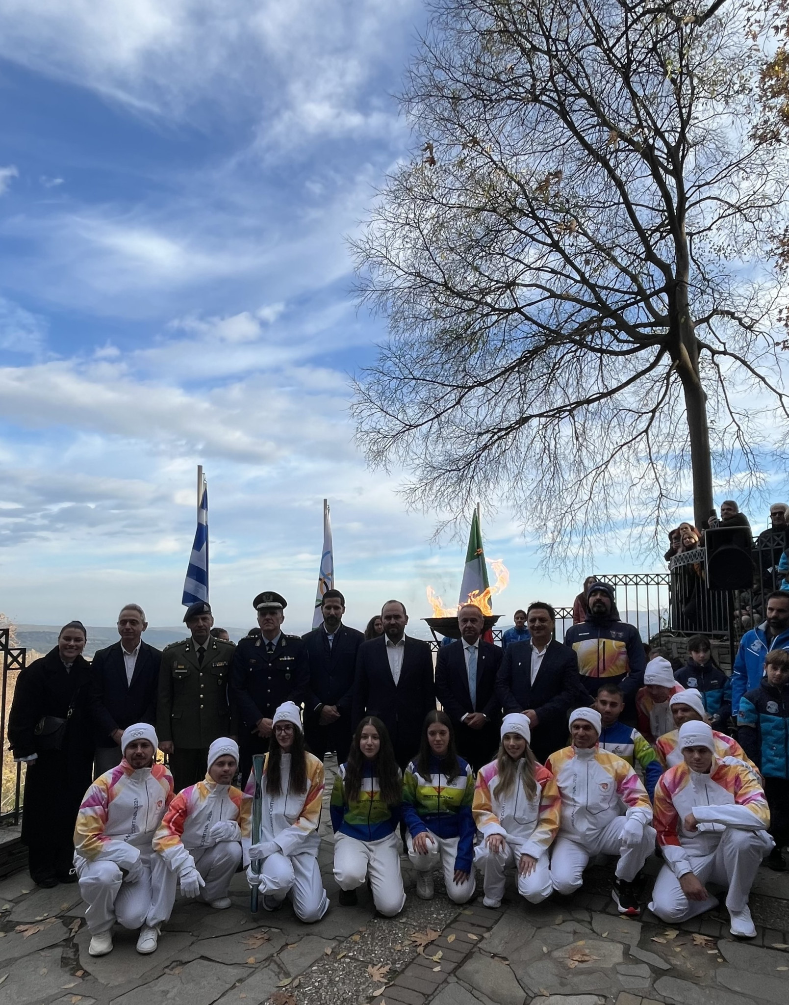 Διέλευση της Ολυμπιακής Φλόγας από τον Παλαιό Άγιο Αθανάσιο και την πόλη της Έδεσσας