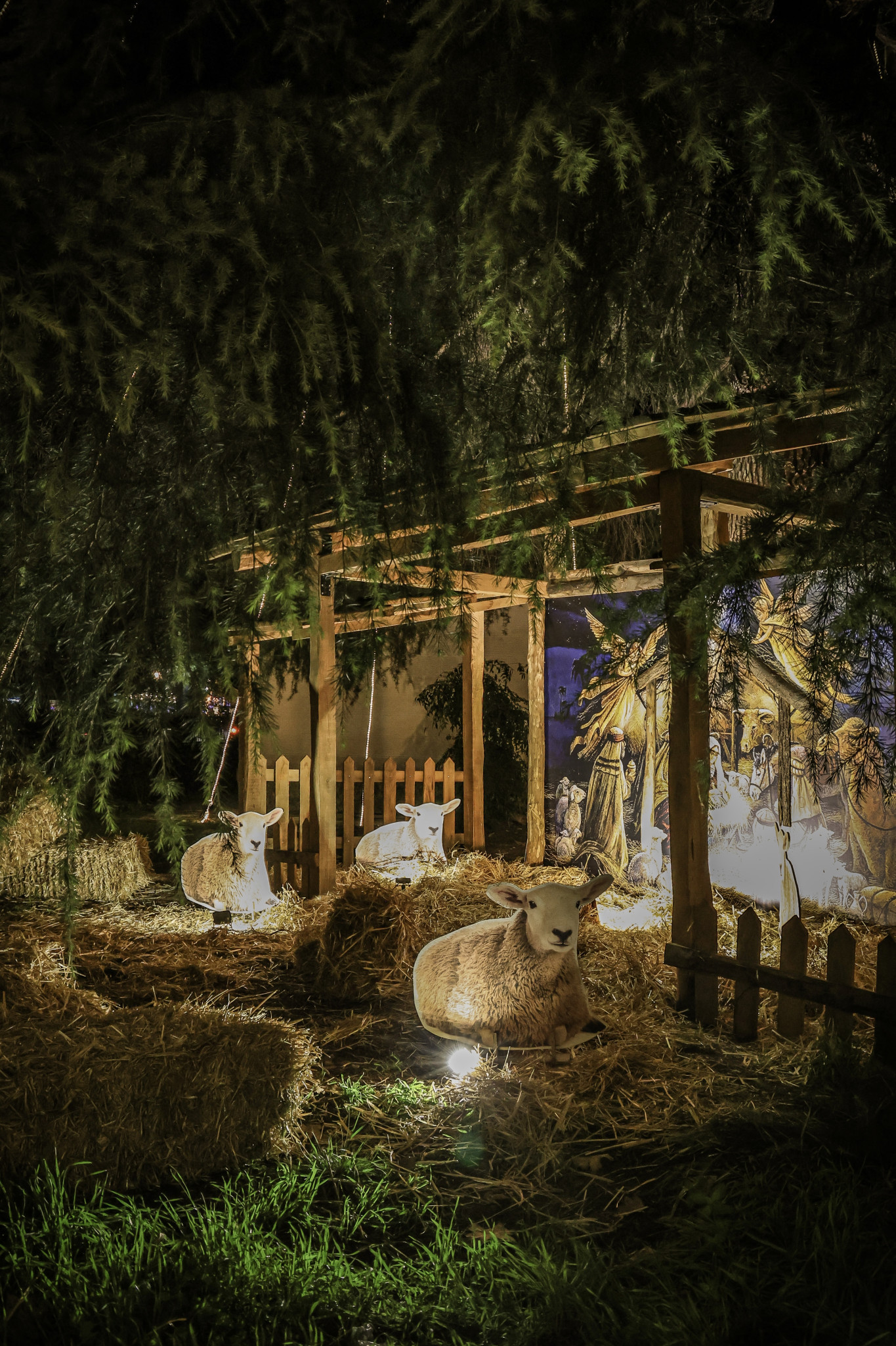 Το άναμμα του χριστουγεννιάτικου δέντρου στο Μητροπολιτικό Μέγαρο Κατερίνης