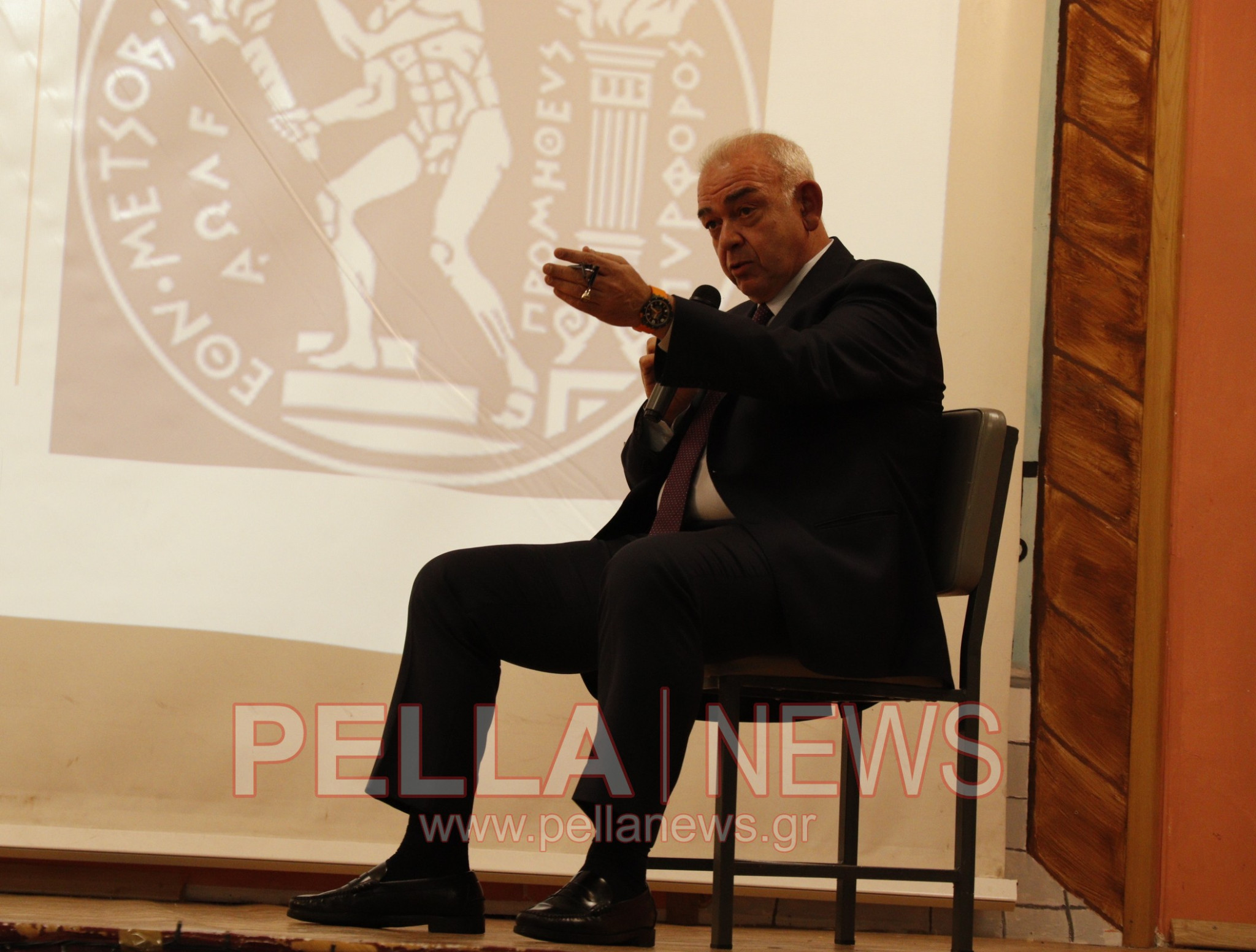 Το Λύκειο Σκύδρας τίμησε τον διακεκριμένο Ιωάννη Χατζηγεωργίου, Πρύτανη του ΕΜΠ (βίντεο/ φωτογραφίες)