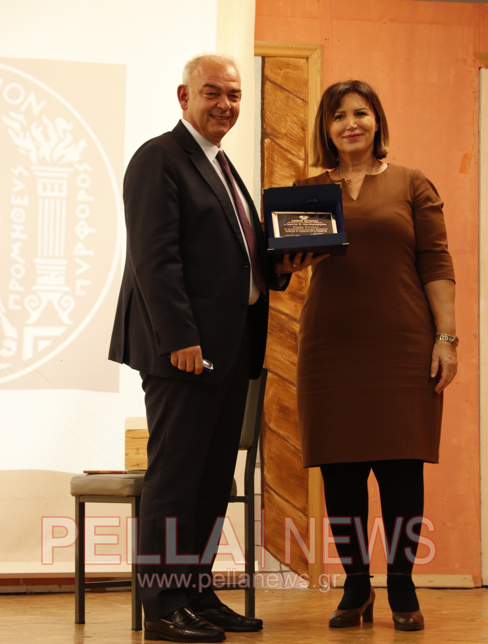 Το Λύκειο Σκύδρας τίμησε τον διακεκριμένο Ιωάννη Χατζηγεωργίου, Πρύτανη του ΕΜΠ (βίντεο/ φωτογραφίες)