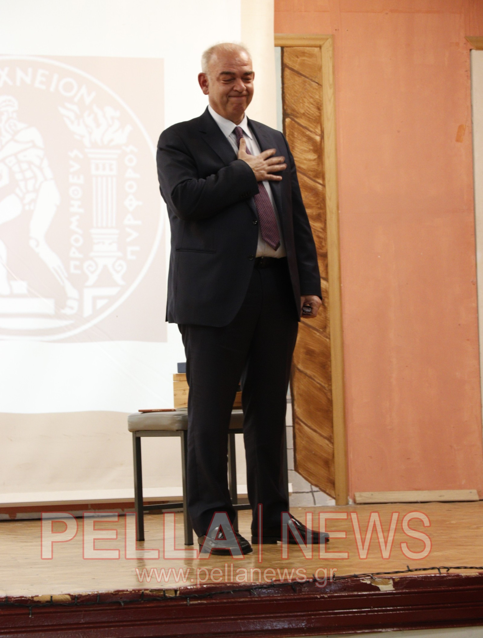 Το Λύκειο Σκύδρας τίμησε τον διακεκριμένο Ιωάννη Χατζηγεωργίου, Πρύτανη του ΕΜΠ (βίντεο/ φωτογραφίες)