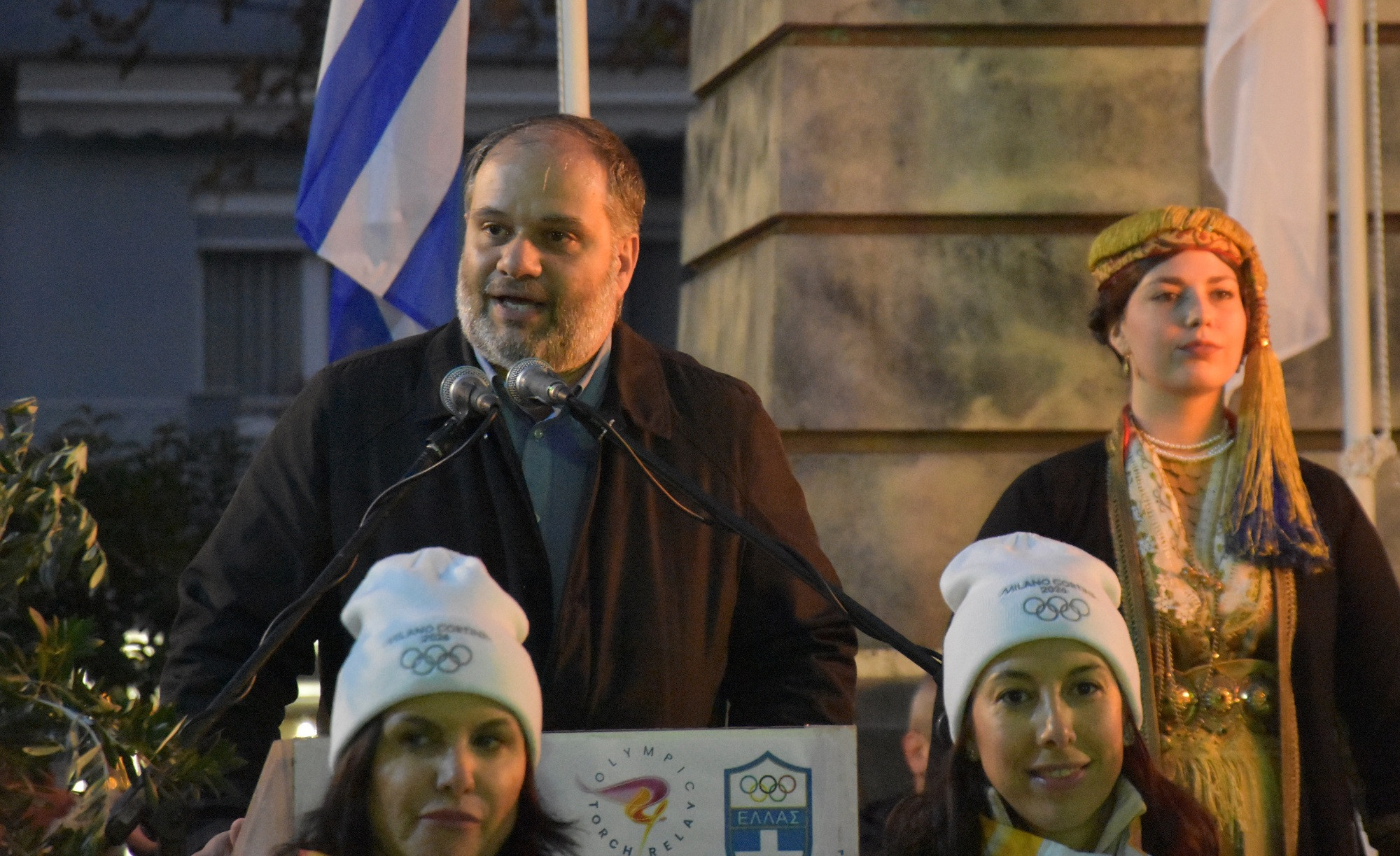 Με λαμπρότητα πραγματοποιήθηκε η έλευση της Ολυμπιακής Φλόγας στη Νάουσα