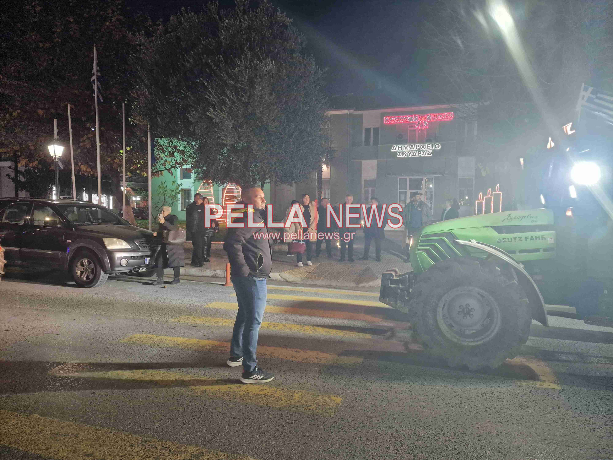 "Εορταστική" κινητοποίηση του Αγροτικού Συλλόγου Σκύδρας στο κέντρο της πόλης!