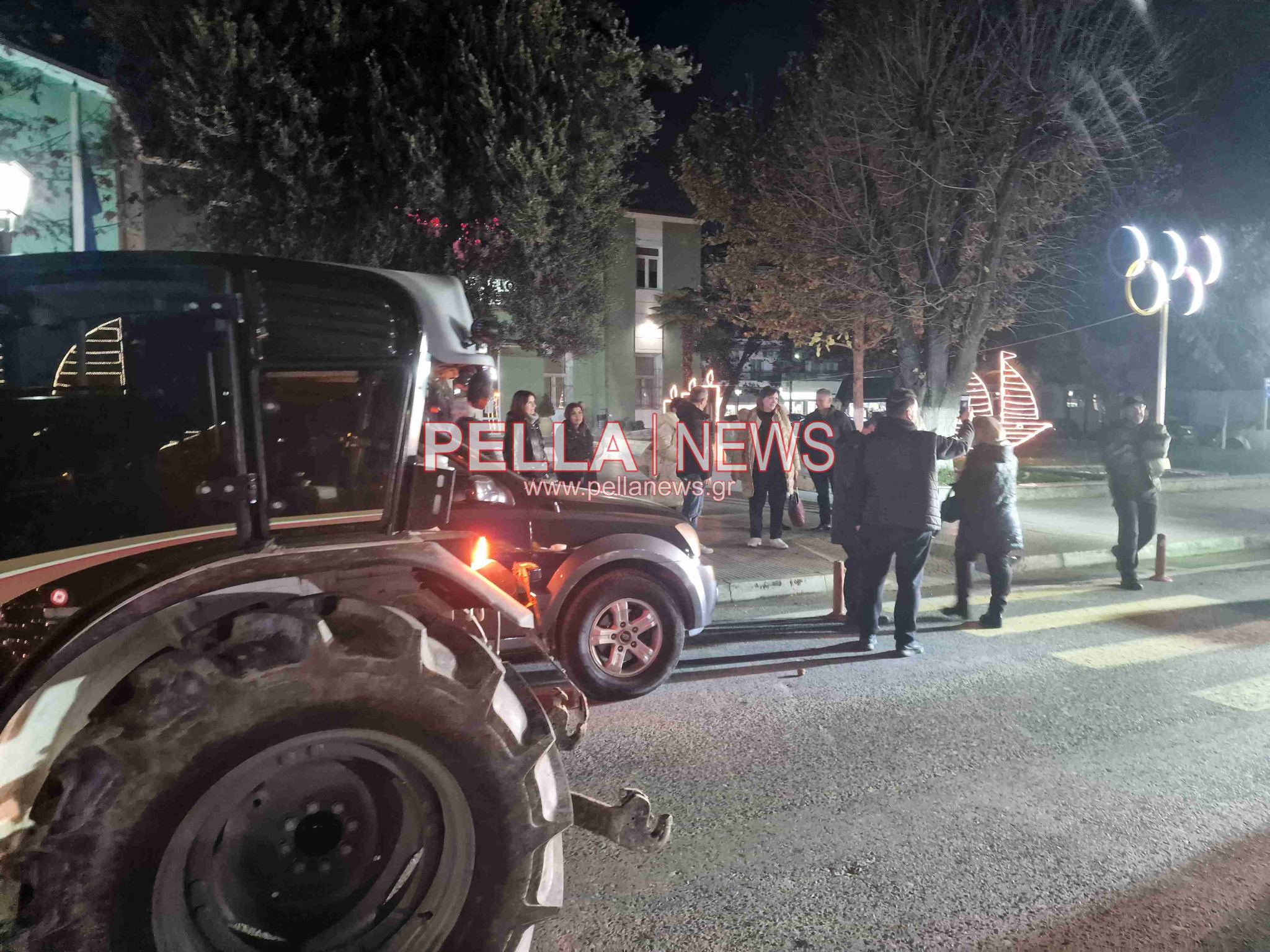 "Εορταστική" κινητοποίηση του Αγροτικού Συλλόγου Σκύδρας στο κέντρο της πόλης!