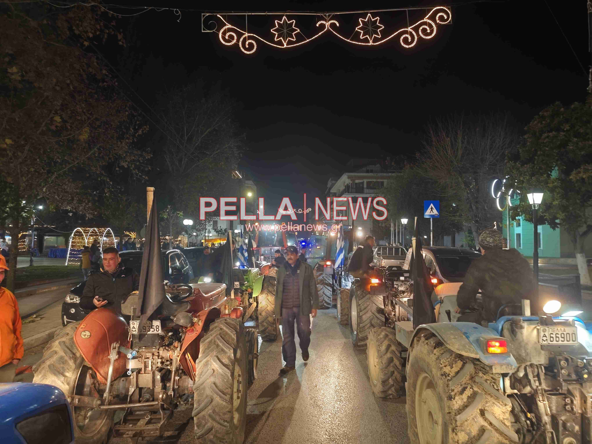 "Εορταστική" κινητοποίηση του Αγροτικού Συλλόγου Σκύδρας στο κέντρο της πόλης!