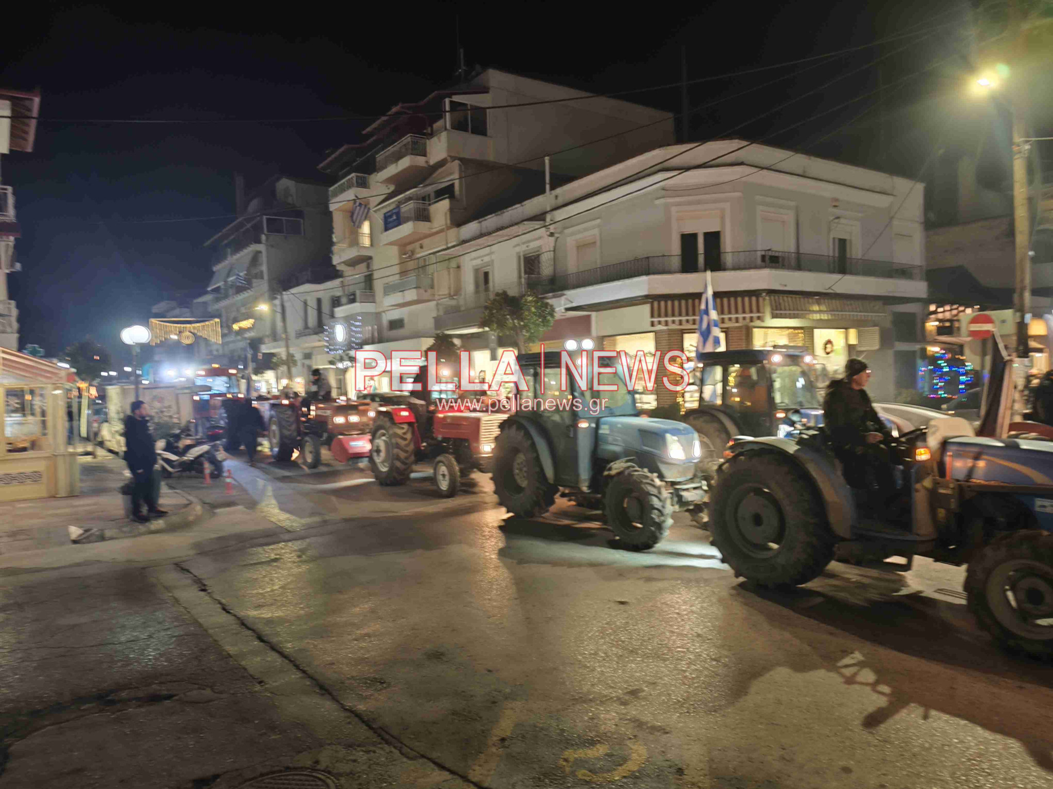 "Εορταστική" κινητοποίηση του Αγροτικού Συλλόγου Σκύδρας στο κέντρο της πόλης!