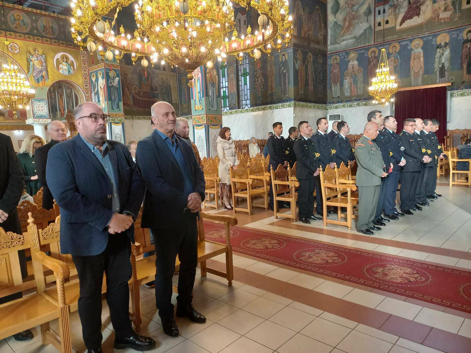 Ο Αντιδήμαρχος Θεμιστοκλής Κοσμίδης στις εορταστικές εκδηλώσεις για τους Προστάτες των Πυροσβεστικών Υπηρεσιών Κιλκίς