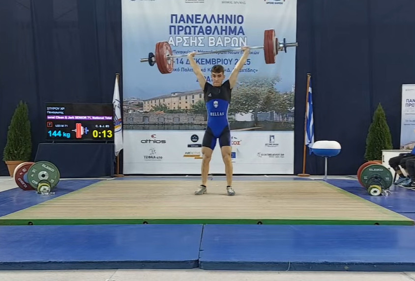 Η νέα γενιά της ελληνικής άρσης βαρών έλαμψε με 16 πανελλήνια ρεκόρ