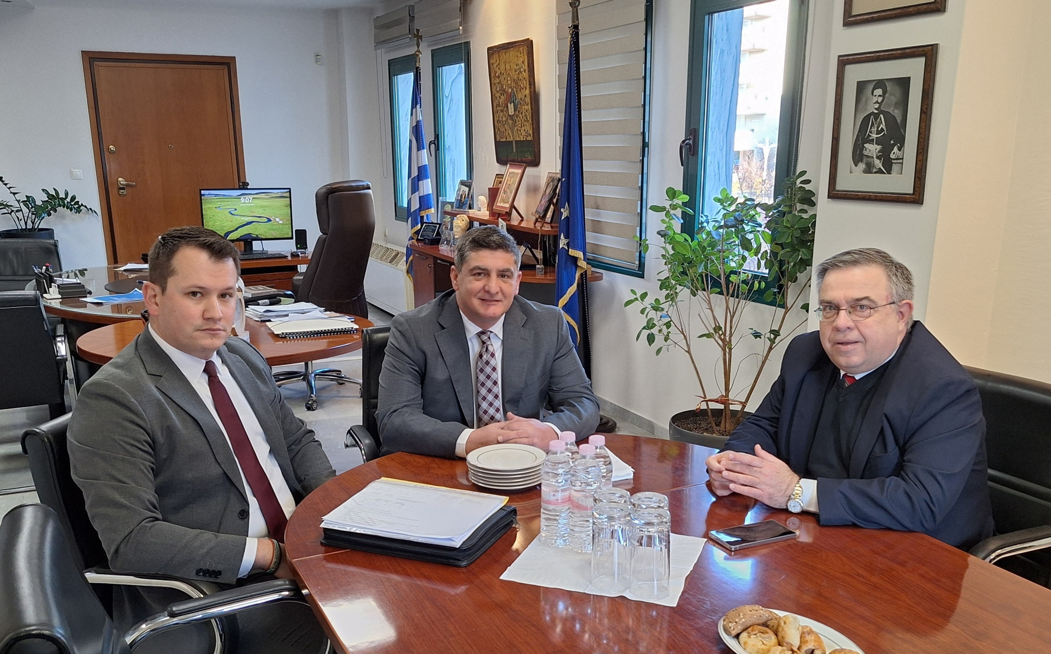 Επίσκεψη του Γραμματέα της Αποκεντρωμένης Διοίκησης Μακεδονίας–Θράκης στον Δήμο Πέλλας