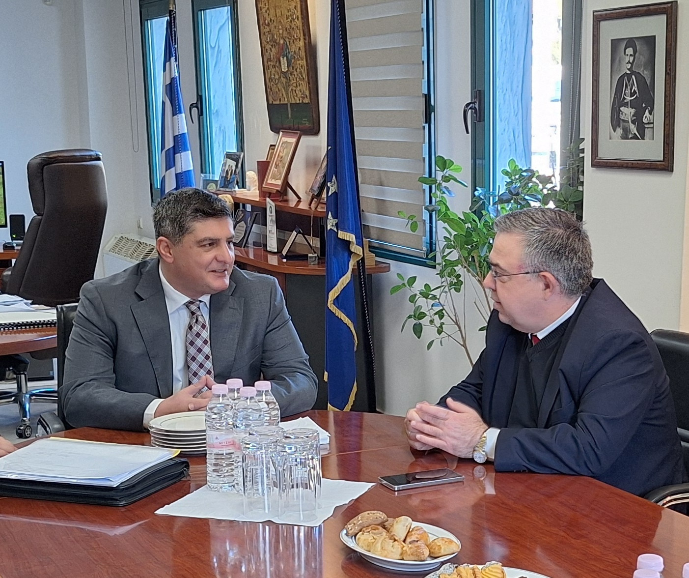 Επίσκεψη του Γραμματέα της Αποκεντρωμένης Διοίκησης Μακεδονίας–Θράκης στον Δήμο Πέλλας