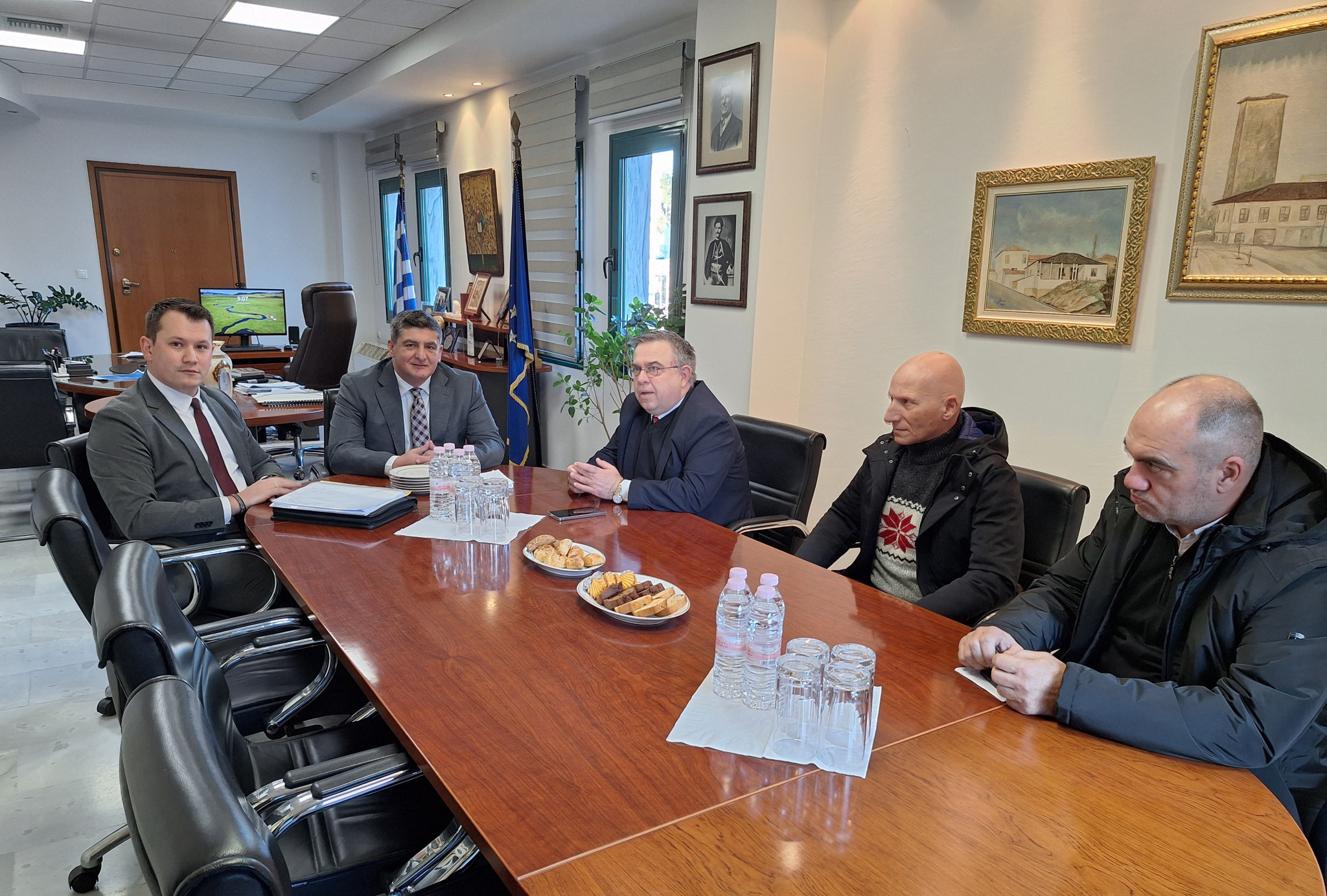 Επίσκεψη του Γραμματέα της Αποκεντρωμένης Διοίκησης Μακεδονίας–Θράκης στον Δήμο Πέλλας