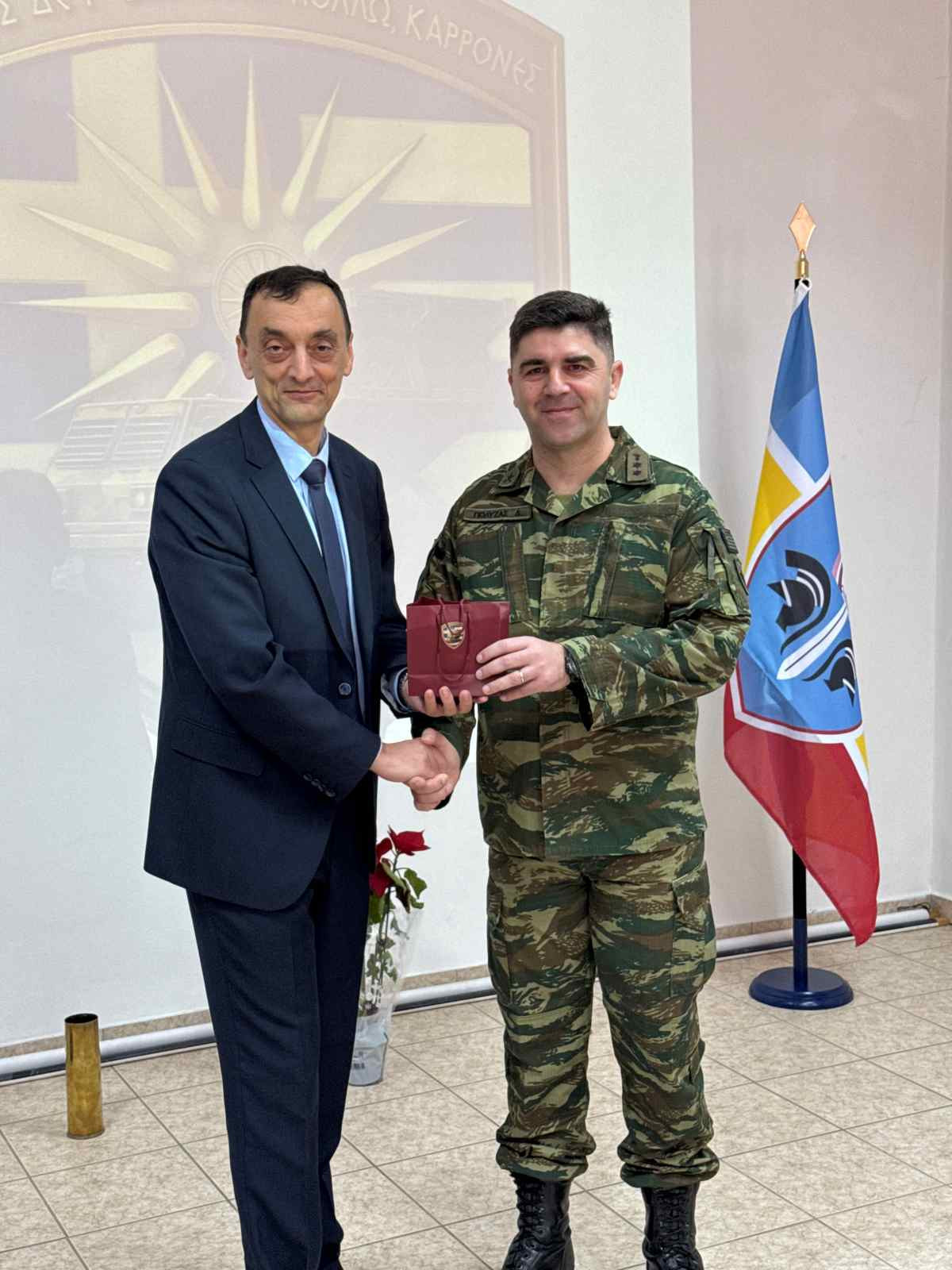 Επίσκεψη του Προέδρου της ΝΙΚΗΣ στην Ελευθερούπολη και στο στρατόπεδο Αμβράζη