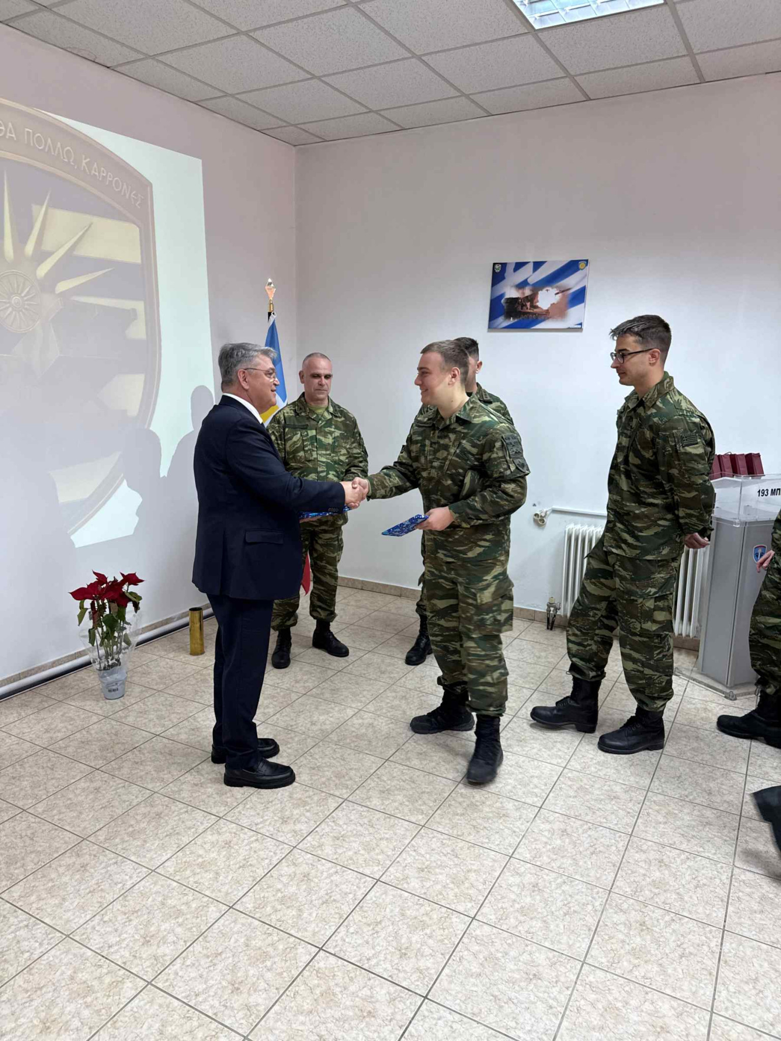 Επίσκεψη του Προέδρου της ΝΙΚΗΣ στην Ελευθερούπολη και στο στρατόπεδο Αμβράζη