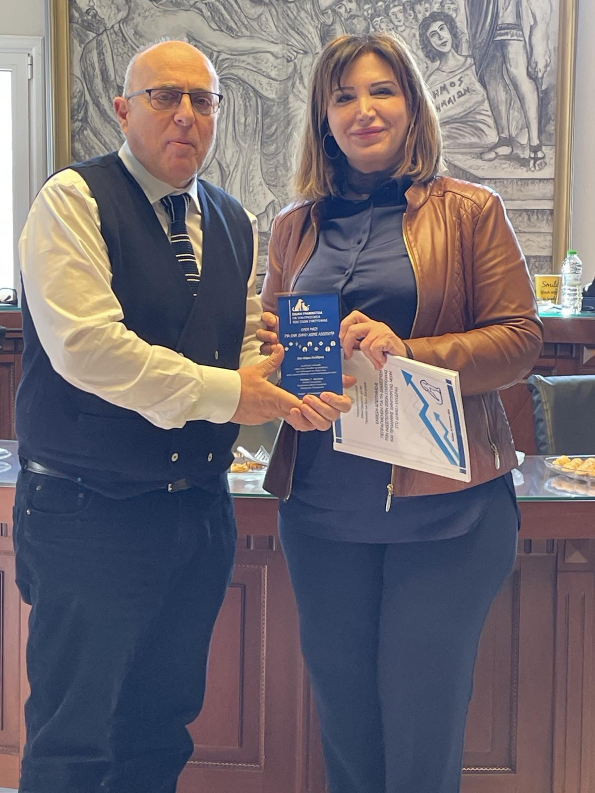 Κλιμάκιο της Ειδικής Γραμματείας Αδέσποτων Ζώων Συντροφιάς στο Δήμο Σκύδρας - Νέα αρχή συνεργασίας για την προστασία των ζώων