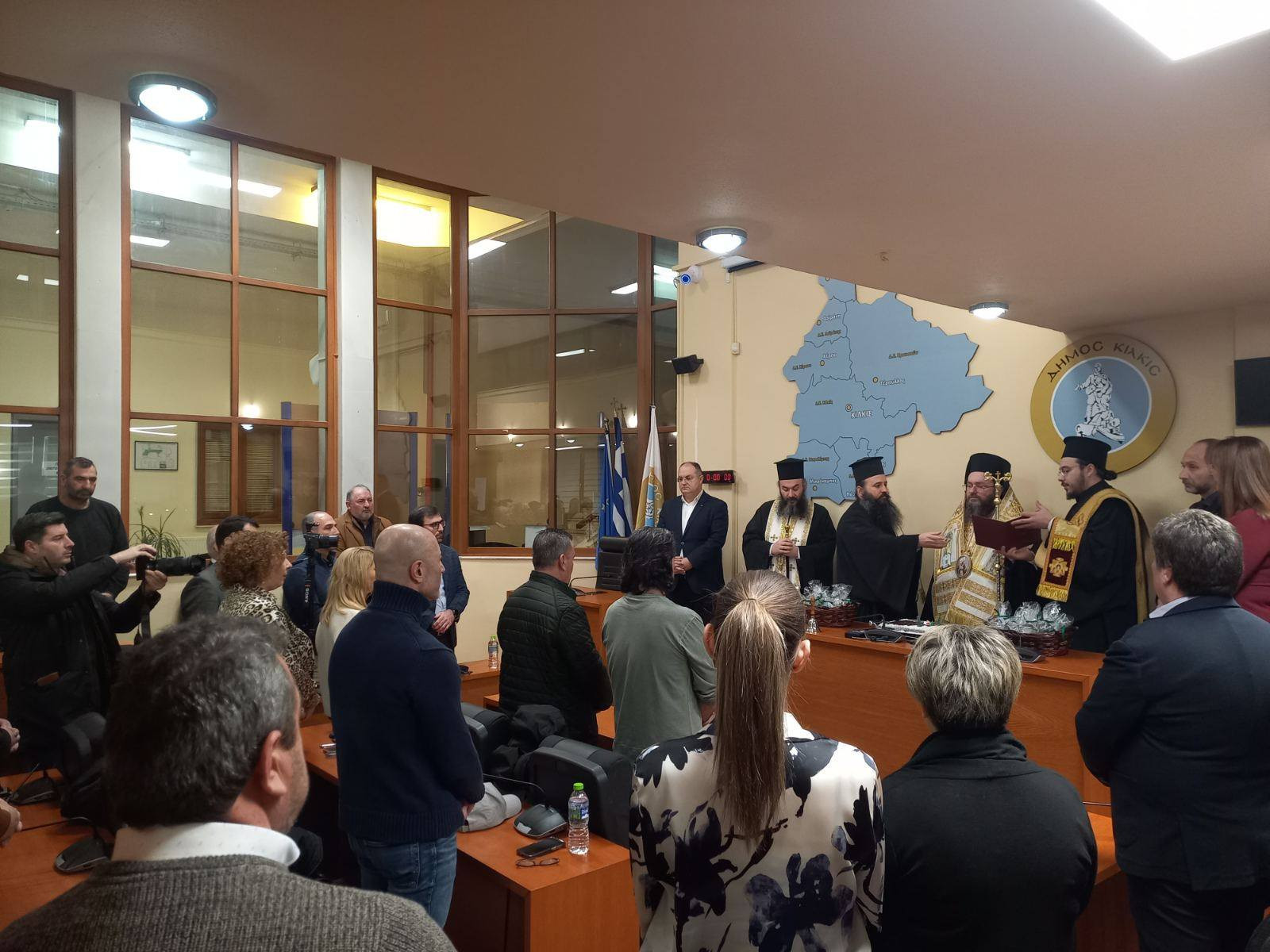 Στα τοπικά ΜΜΕ και στον δημοτικό σύμβουλο Χρήστο Κωστελίδη το φλουρί της  ﻿πίτας του Δημοτικού Συμβουλίου Κιλκίς