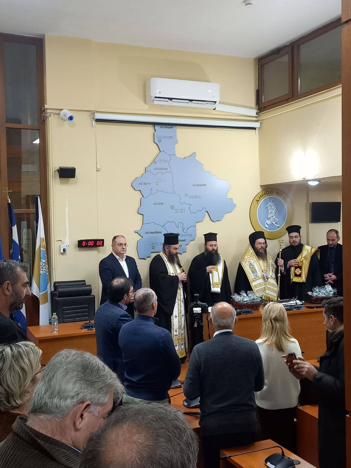 Στα τοπικά ΜΜΕ και στον δημοτικό σύμβουλο Χρήστο Κωστελίδη το φλουρί της  ﻿πίτας του Δημοτικού Συμβουλίου Κιλκίς