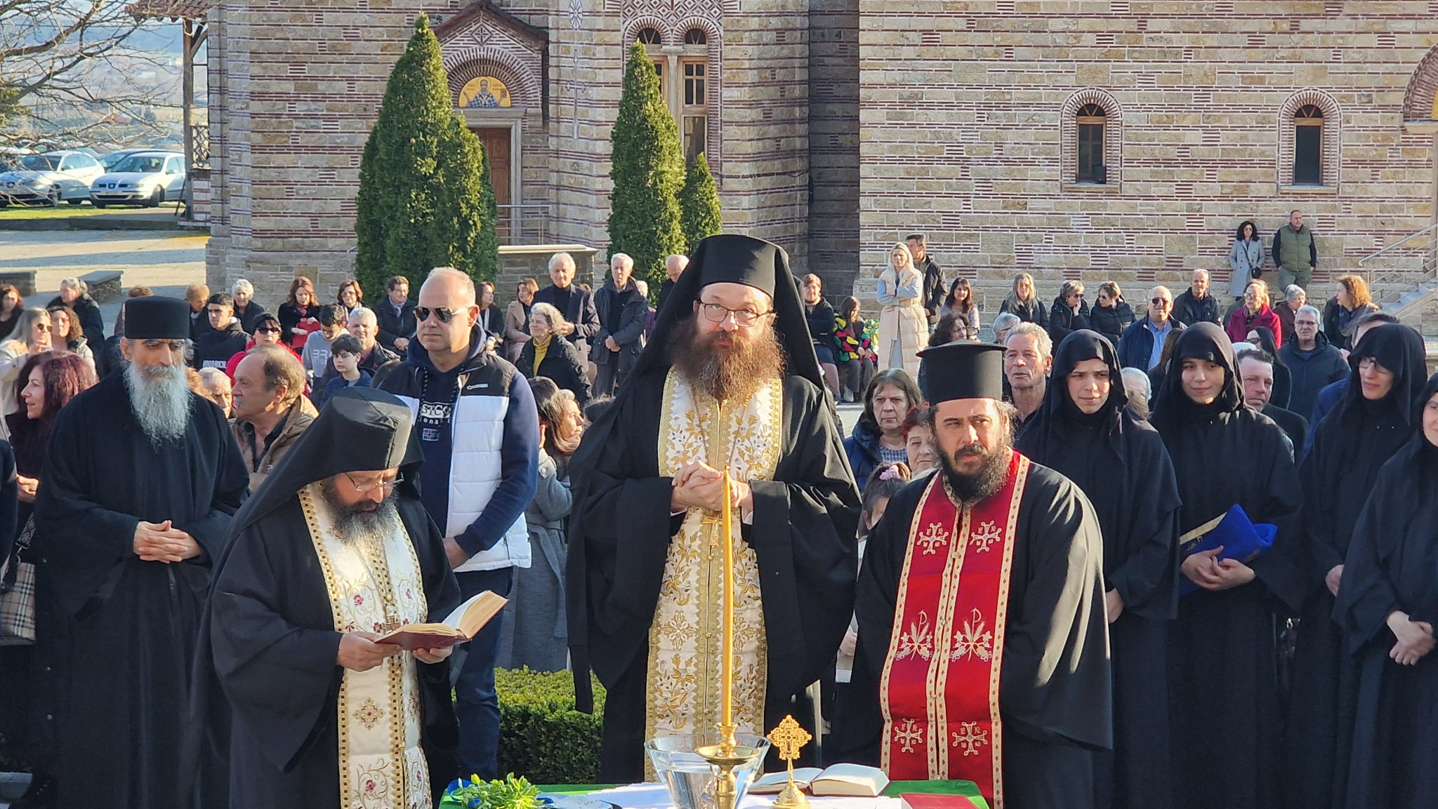 Εγκαίνια του νέου Συνοδικού στην Ιερά Μονή Αγίου Ιλαρίωνος Προμάχων ανήμερα της Κυριακής της Ορθοδοξίας