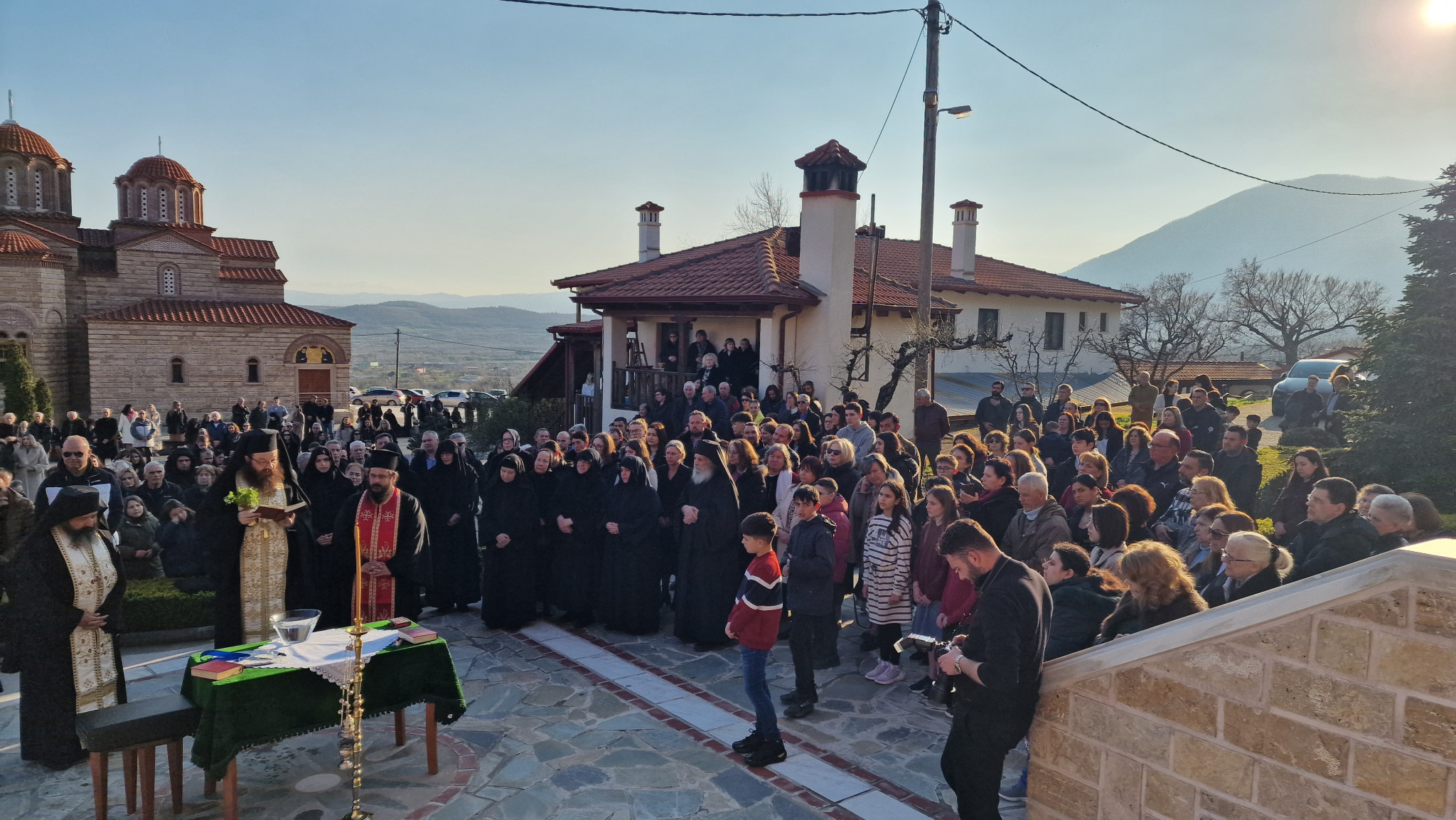 Εγκαίνια του νέου Συνοδικού στην Ιερά Μονή Αγίου Ιλαρίωνος Προμάχων ανήμερα της Κυριακής της Ορθοδοξίας