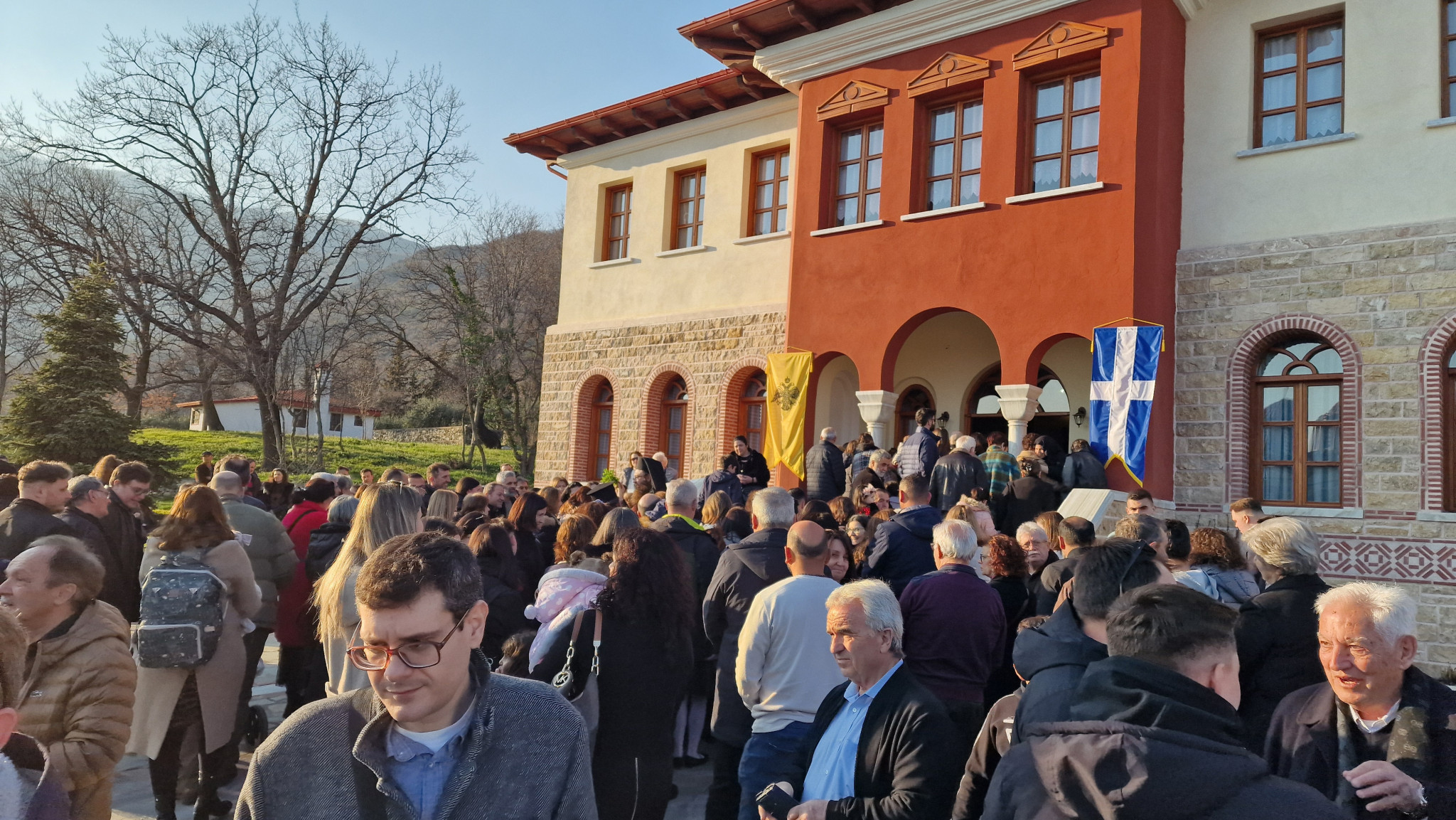 Εγκαίνια του νέου Συνοδικού στην Ιερά Μονή Αγίου Ιλαρίωνος Προμάχων ανήμερα της Κυριακής της Ορθοδοξίας