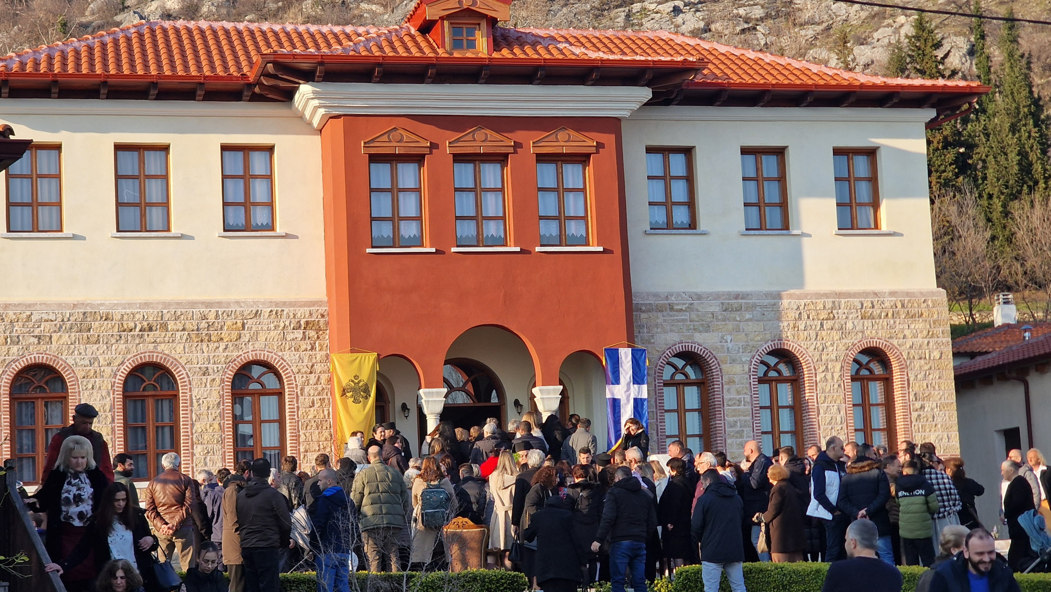 Εγκαίνια του νέου Συνοδικού στην Ιερά Μονή Αγίου Ιλαρίωνος Προμάχων ανήμερα της Κυριακής της Ορθοδοξίας