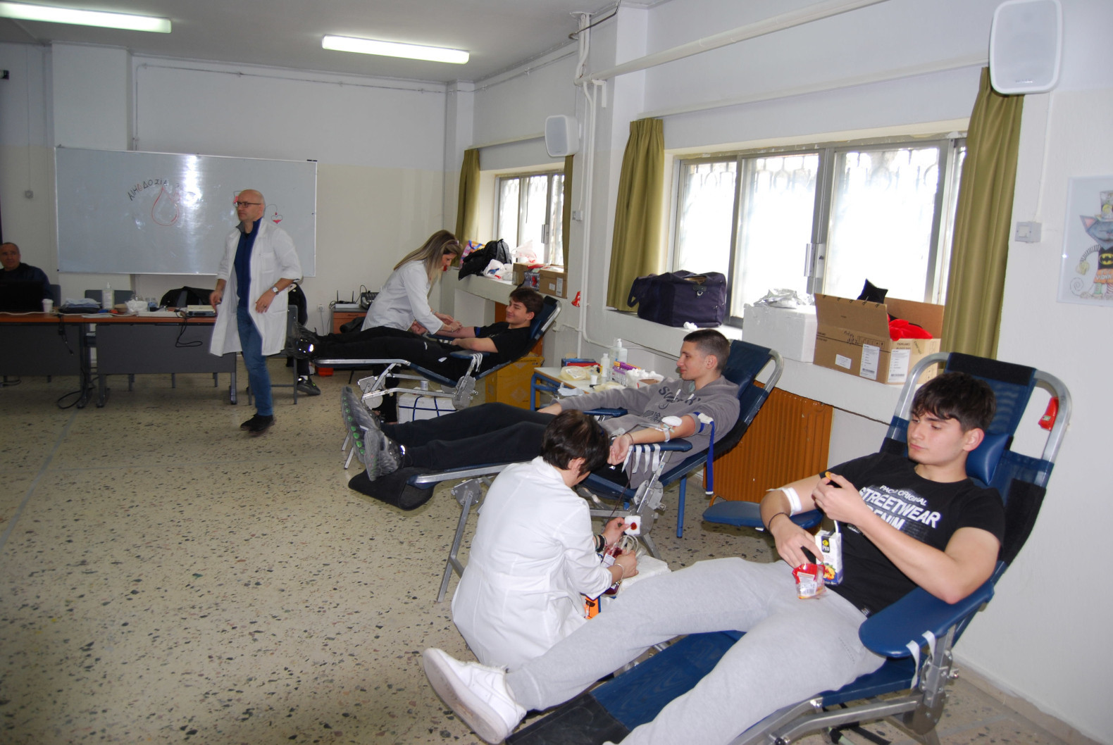 Εθελοντική Αιμοδοσία στο 2ο ΓΕΛ ΕΔΕΣΣΑΣ