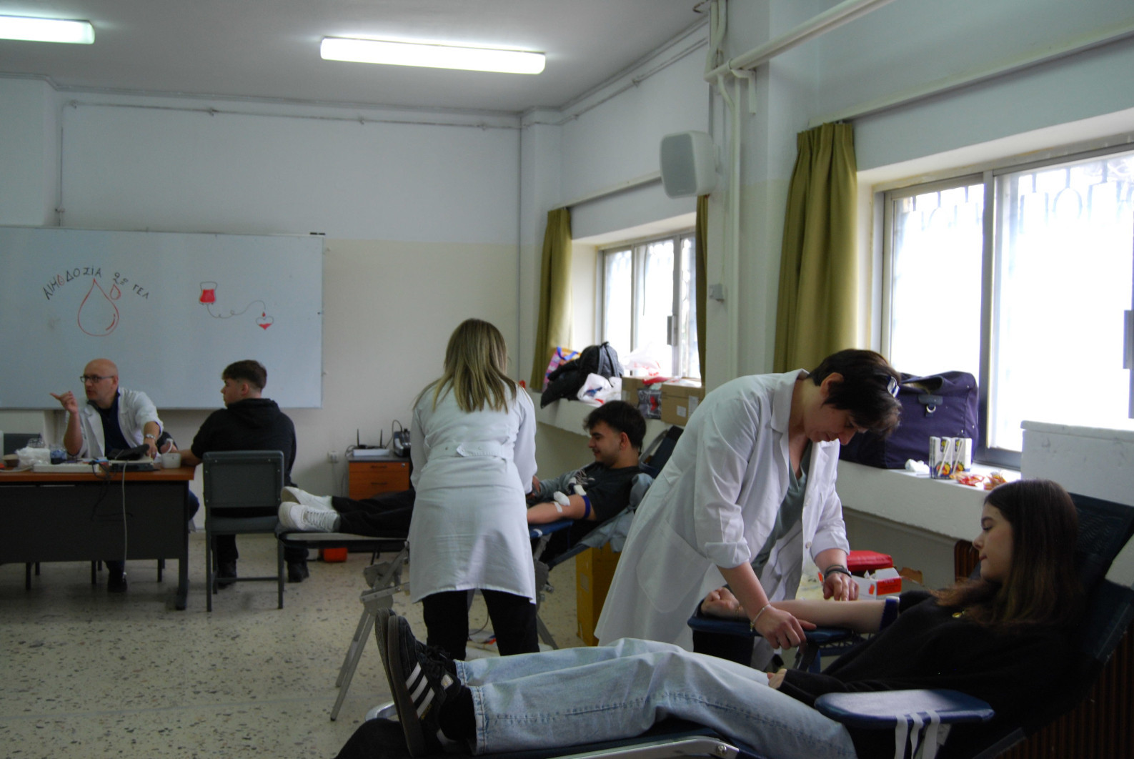 Εθελοντική Αιμοδοσία στο 2ο ΓΕΛ ΕΔΕΣΣΑΣ