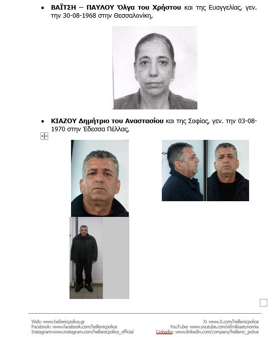 Τα 16 άτομα που δραστηριοποιούνταν στη διάπραξη διαρρήξεων οικιών, κλοπών οχημάτων, καθώς και κλοπών με τη μέθοδο της απασχόλησης