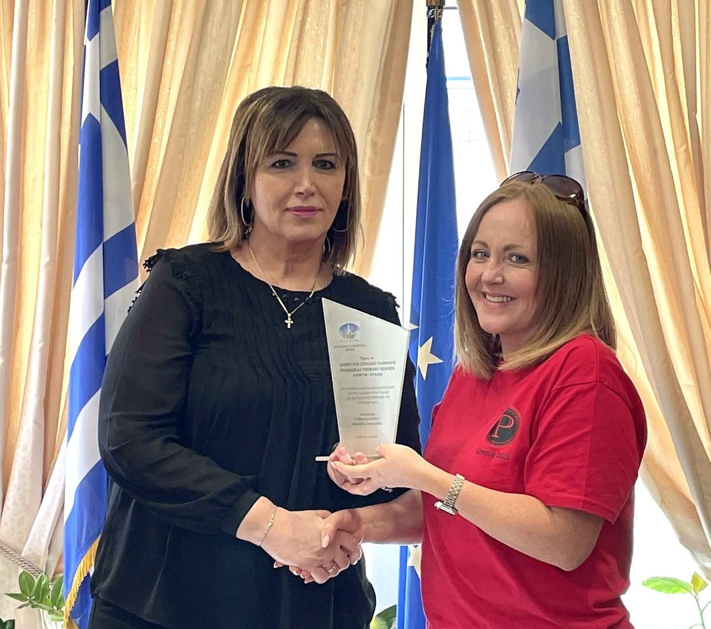 Επίσκεψη Δημοτικού Σχολείου της Ουαλίας στον Δήμο Σκύδρας