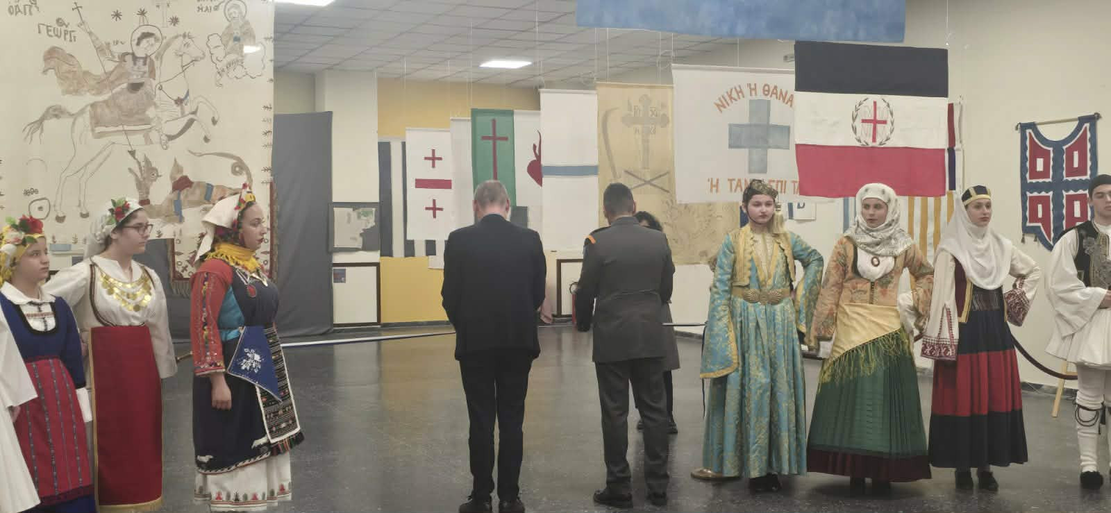 Δήμος Κιλκίς -Εγκαίνια περιοδεύουσας έκθεσης με σημαίες και λάβαρα της Επανάστασης  ﻿στη ΛΑΦ