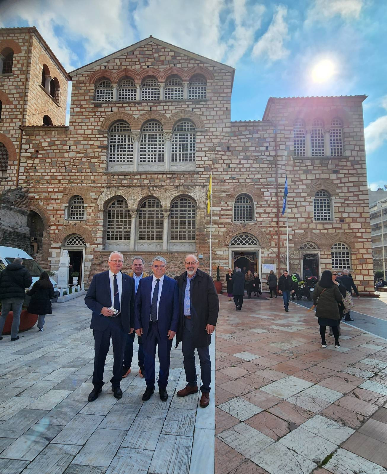 Παρουσία του Δημήτρη Νατσιού, στον Ι.Ν. Αγίου Δημητρίου Θεσσαλονίκης για την Κυριακή της Ορθοδοξίας